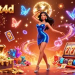 Experience the vibrant slots at dinamit4d with dazzling lights, gold coins, and immersive gameplay.