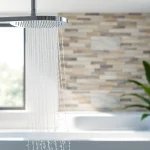 Experience elegant showers Australia with a stunning modern bathroom showcasing luxury features.
