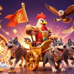 Engage with the exciting world of RTP slot games featuring a vibrant 3D cartoon scene