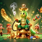 Experience the thrill of a credit card casino with vibrant characters and dazzling game elements.